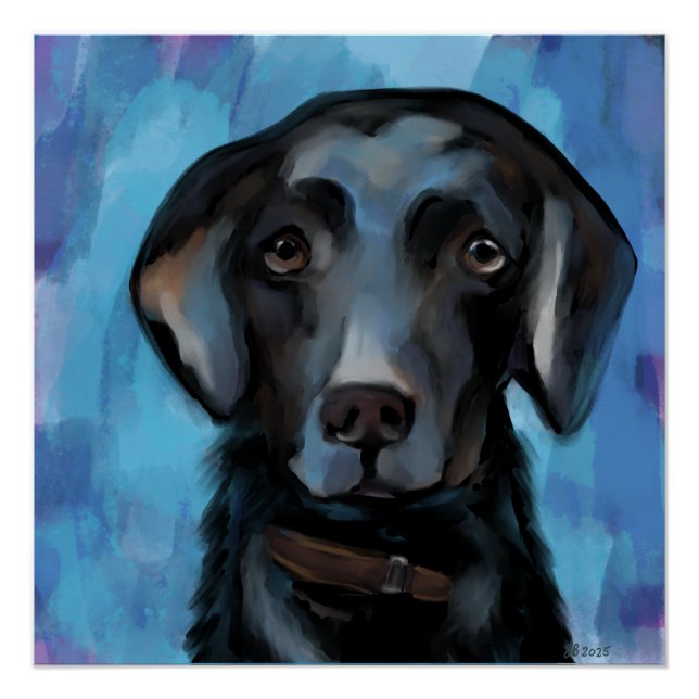 Póster Retriever do Labrador  (Frente)
