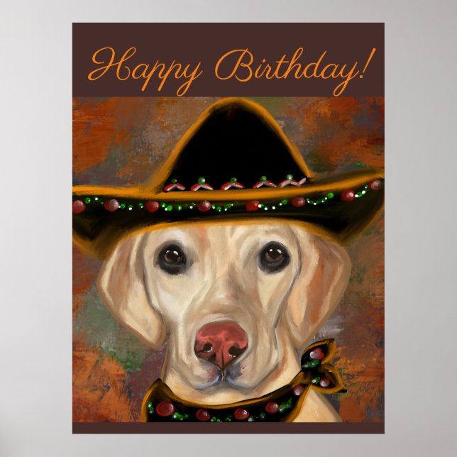Poster Retriever Labrador    (Frente)