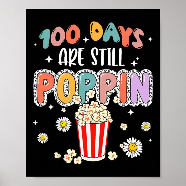 Poster Retro 100 Dias E Ainda Apertando 100 Dias De (Frente)
