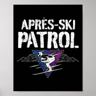 Poster Retro 80s Patrulha Apos Esqui Vintage