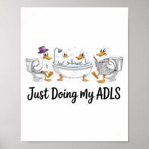 Poster Retro Apenas Fazendo Minha Vintagem Engraçada De G
