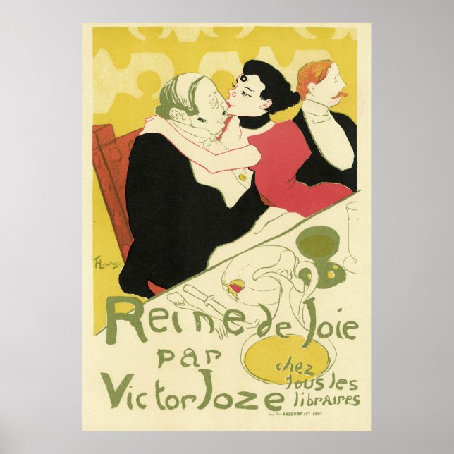 Poster Retro Art Nouveau - Reine de Joie (Frente)