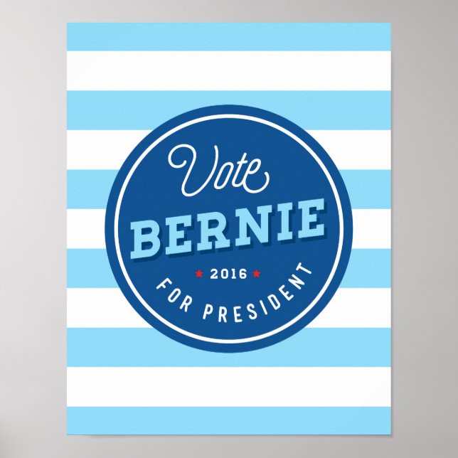 Póster Retro Bernie (Frente)