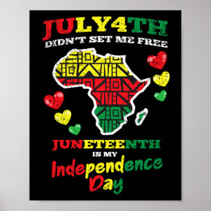 Poster Retro Black History African American