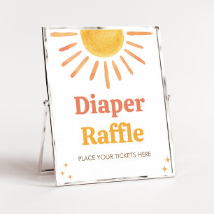 Poster Retro Boho Sunshine Fralda Raffle
