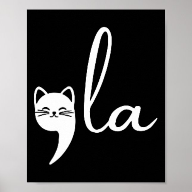 Poster Retro Cat Comma La Kamala Harris Para Presidente 2 (Frente)