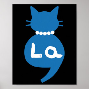 Poster Retro Cat Cute Calçados Comma La Kamala Harris 202