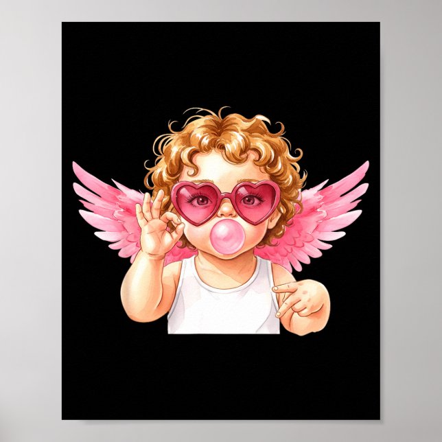 Poster Retro Cud 67 Meme Bubblegum Funny Six Seven Valent (Frente)