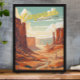 Poster Retro de Ilustração do Parque Nacional Canyonlands (Criador carregado)