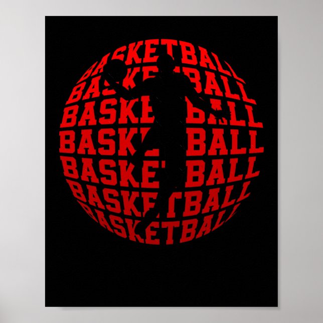 Poster Retrô de jogadores de basquete campeões de basquet (Frente)