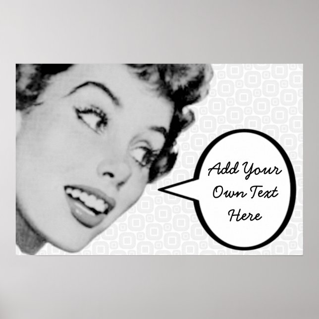 Póster Retro Do Tell (Frente)