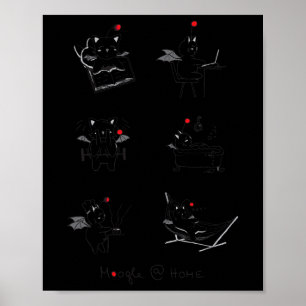 Poster Retro Engraçado Jogo Kawaii Vídeo Jogo Moogle Kupo