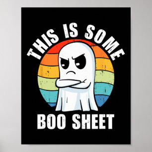 Poster Retro, Este É Um Pouco De Ghost Ghost Halloween De