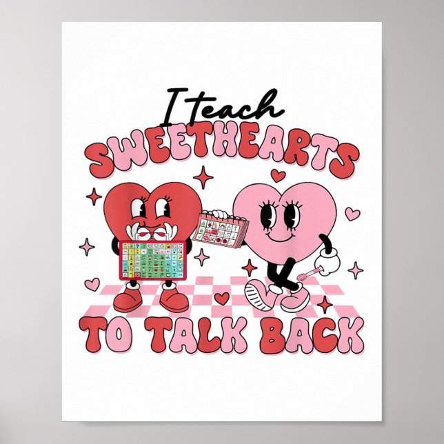 Poster Retro Eu Ensino Docentes A Falar De Volta (Frente)