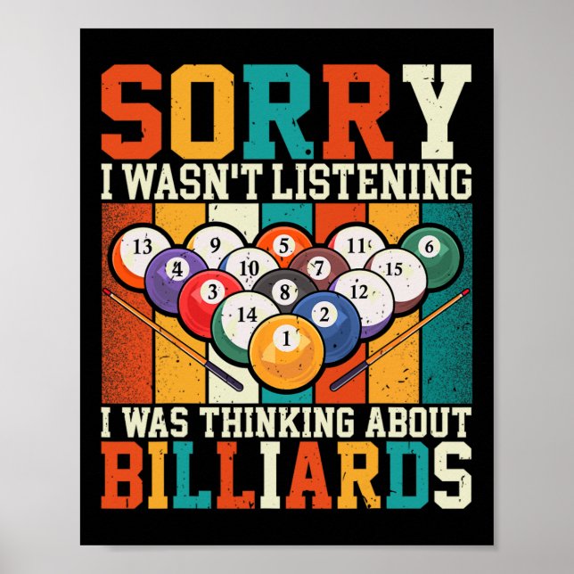 Poster Retro, eu não estava ouvindo sobre Bill (Frente)