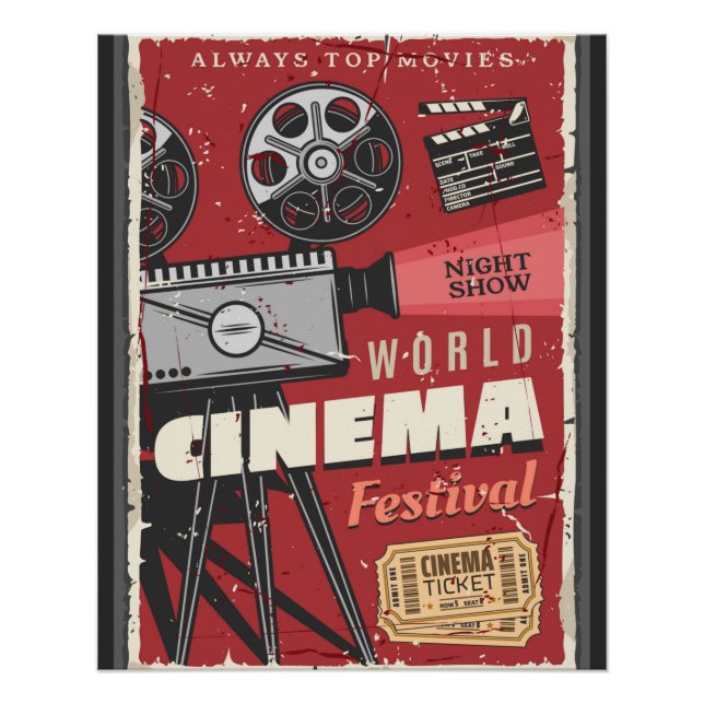 Póster Retro Film Fest (Frente)