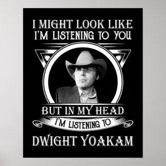 Poster Retro Funny Dwight Yoakam's Gift Men Women.png