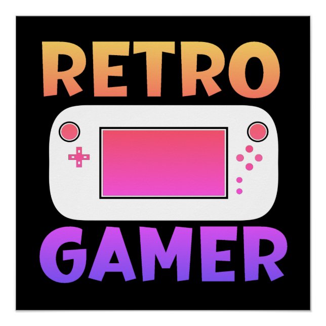 PÓSTER RETRO GAMER (Frente)