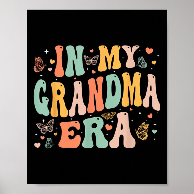 Poster Retro Groovy In My Grandma Era Mother's Day Women  (Frente)