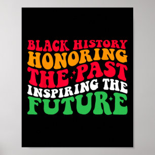 Poster Retro Homenageando o Passado Inspirando Futuro Hom