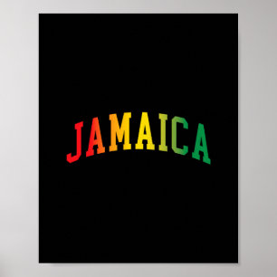 Poster Retro Jamaica Reggae Vintage Jamaicano Homens Mulh