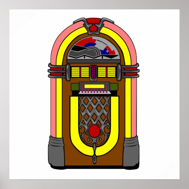 Poster Retro Jukebox (Frente)