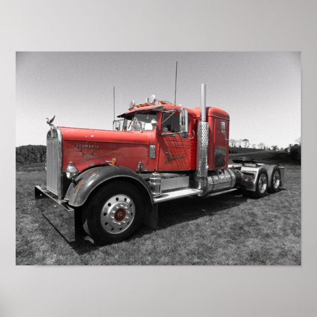 Poster Retro Kenworth (Frente)