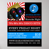 Retro Music Design, Anúncio de eventos do Karaoke