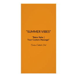 Póster Retro Orange Texture – Summer Vibes Art