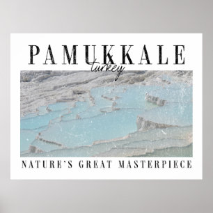 Poster Retro Pamukkale