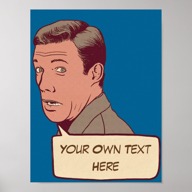 Póster Retro personalizado (Frente)