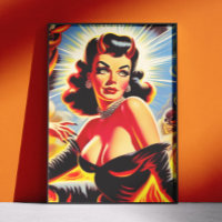 Retro Pinup Diabólico