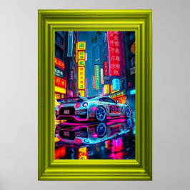 Poster Retro Ride in Urban Light