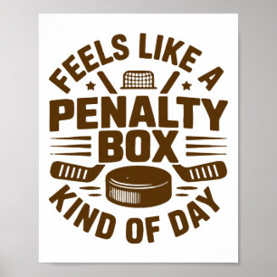 Poster Retro Sente-se Como Um Dia Tipo Caixa De Penalidad
