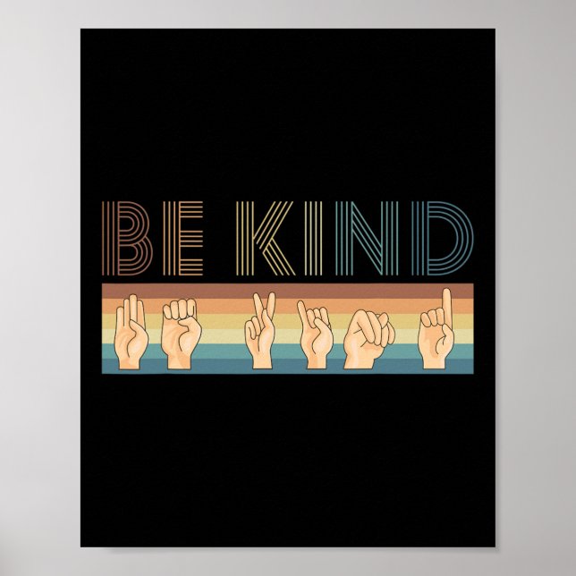 Poster Retro Ser Bind Deaf (Frente)
