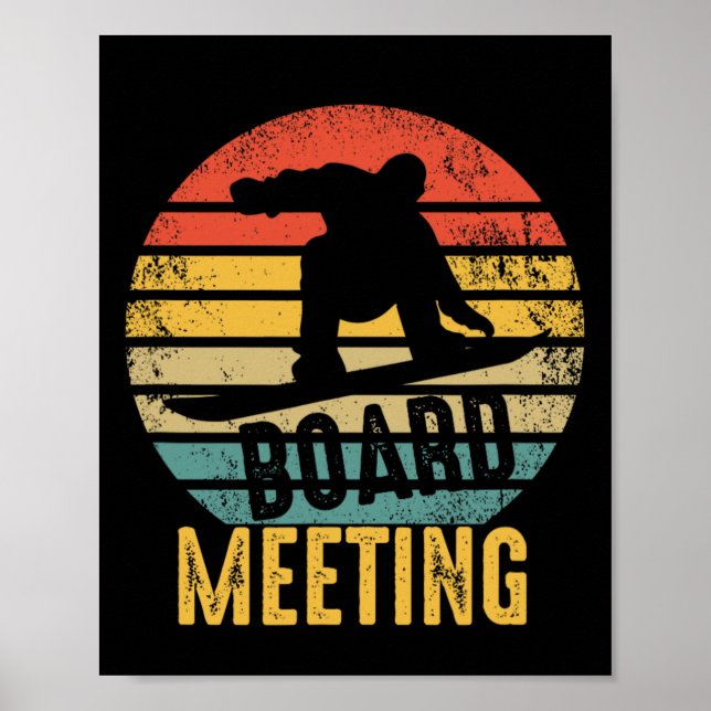 Poster Retro Snowboard - Snowboard - Snowboard Vintage Sn (Frente)