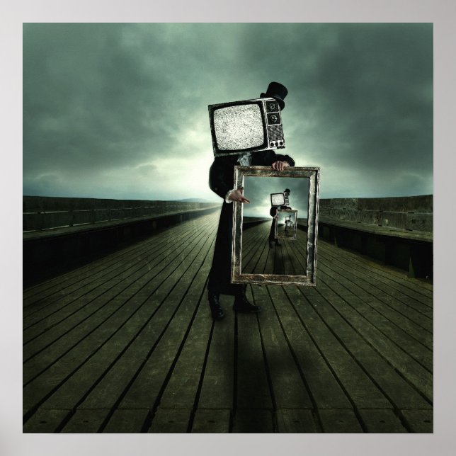 Poster retro tv (Frente)