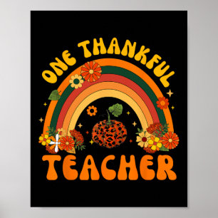Poster Retrô Um Professor Agradecido Professora Fall Mens