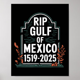 Poster Retro Vintage Golfo Da América Do Norte Golfo Do M