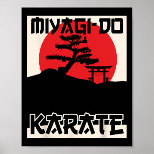 Poster Retro Vintage Miyagi do Karate Life Bonsai Tree Mã