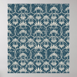 Poster Retrovisor antigo, retrorado vestido para fora, re