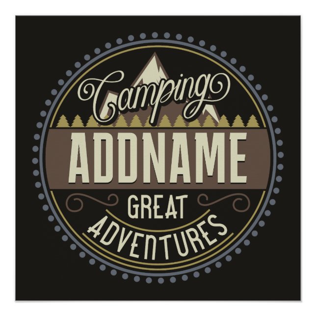 Póster Reunião de Campanha de Viagem de Camp da Família d (Frente)