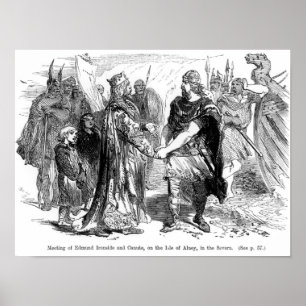 Póster Reunião de Edmund Ironside e de Canute