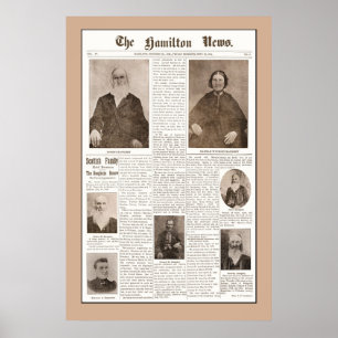 Póster Reunião de família de Haughey - Sept 16, 1904 -