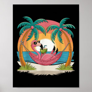 Poster Reunião de Férias Flamingo Summer