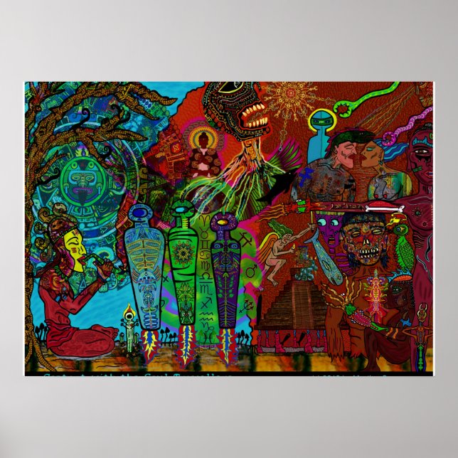Póster Reunião de Mestrados Interdimensionais (Frente)