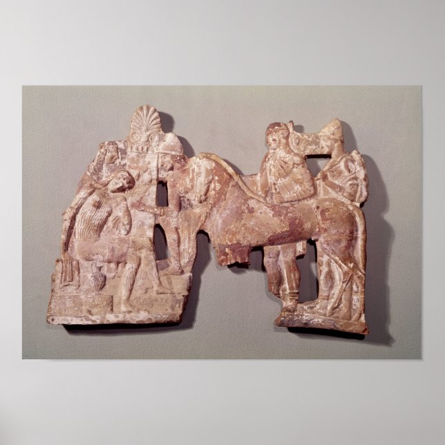 Poster Reunião de Orestes e Eletra em Agamemnon (Frente)