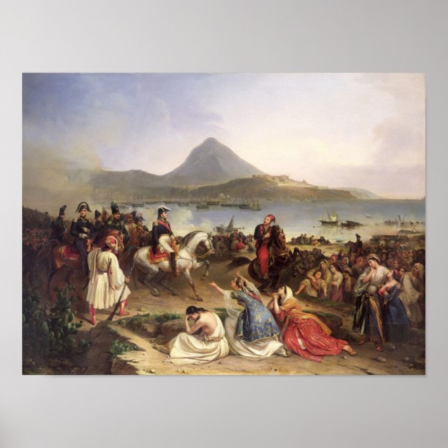 Póster Reunião Entre O General Nicolas Joseph Maison (Frente)