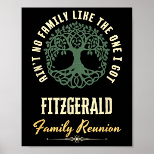 Poster Reunião Familiar 2025 Matching Design - Fitzgerald