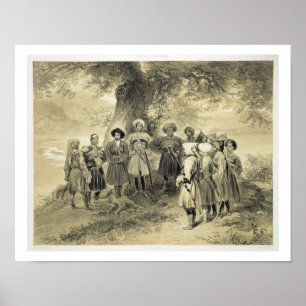 Poster Reunion of Tcherkesse Princes, Sodja Valley, on th